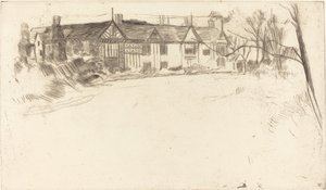 Speke Hall, nr 2, 1875. av James Abbott McNeill Whistler