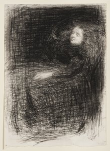 Studie för "The Sleeper", 1863 av James Abbott McNeill Whistler