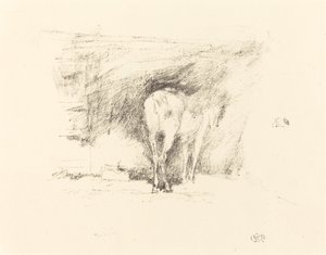 Studie av en häst, 1895. av James Abbott McNeill Whistler