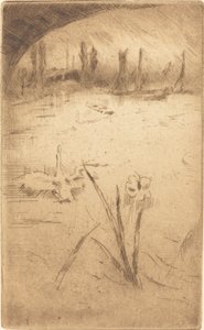 Swan and Iris, publicerad 1883. av James Abbott McNeill Whistler