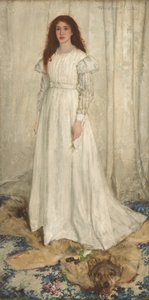 Symfoni i vitt, nr 1: The White Girl, 1862. av James Abbott McNeill Whistler