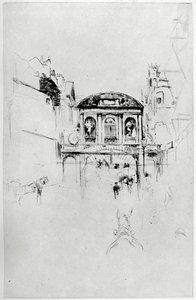 Temple Bar, 1800-talet 1904. av James Abbott McNeill Whistler