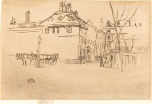 Tempel, c. 18801881. av James Abbott McNeill Whistler