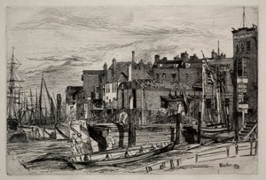 Thames Police, 1859. av James Abbott McNeill Whistler