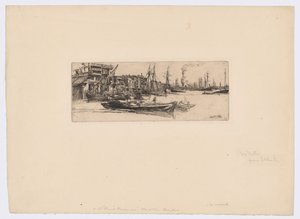 Thames lagerlokaler av James Abbott McNeill Whistler