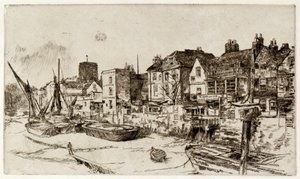 "Adam och Eva" Gamla Chelsea av James Abbott McNeill Whistler