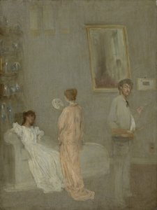 Konstnären i sin ateljé, 1865/66 av James Abbott McNeill Whistler