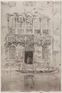 Balkongen, ca. 1880. av James Abbott McNeill Whistler