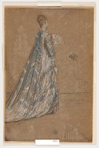 Den blå klänningen av James Abbott McNeill Whistler