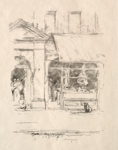 Slaktarhunden, 1896. av James Abbott McNeill Whistler