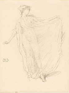 Den dansande flickan, 1889. av James Abbott McNeill Whistler
