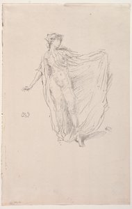 Den dansande flickan, 1890. av James Abbott McNeill Whistler