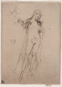 Fläktmodell nr 3. av James Abbott McNeill Whistler