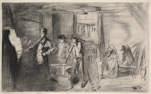 Smedjan, 1862. av James Abbott McNeill Whistler