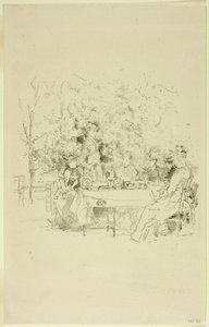 Trädgården, 1891 av James Abbott McNeill Whistler