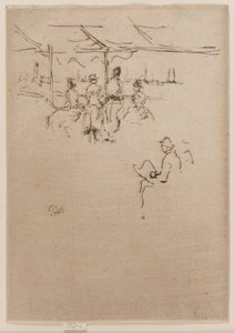 Landstigningsplatsen, kor, 1887. av James Abbott McNeill Whistler