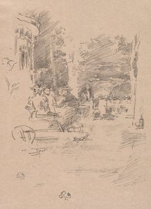 Det lilla kaféet i skogen, 1894. av James Abbott McNeill Whistler