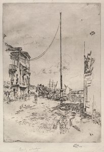Den lilla masten, 1880. av James Abbott McNeill Whistler