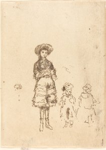 Den lilla sjuksköterskan, ca. 18861888. av James Abbott McNeill Whistler