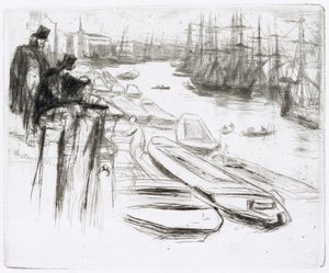 The Little Pool, No.1 (etsning) av James Abbott McNeill Whistler