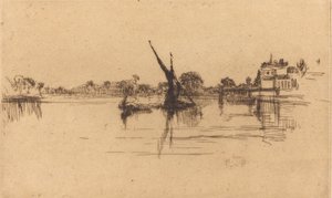 The Little Putney, nr II, 1879. av James Abbott McNeill Whistler