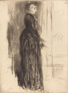 Den lilla sammetsklänningen, 1873. av James Abbott McNeill Whistler