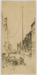 The Mast, 1880 (etsning på papper) av James Abbott McNeill Whistler