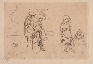 Menpes-barnen. av James Abbott McNeill Whistler