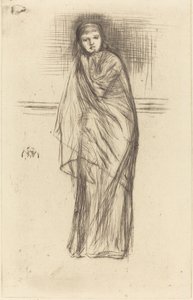 Modellen vilar, 1870. av James Abbott McNeill Whistler