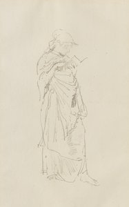 Romanen - flickläsning av James Abbott McNeill Whistler