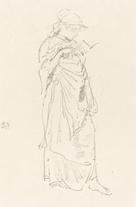 Romanen: Girl Reading, ca. 1889. av James Abbott McNeill Whistler