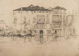 Slotten, 1879-1880. av James Abbott McNeill Whistler