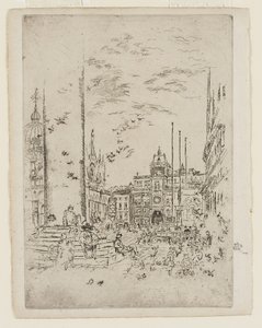 Piazzetta av James Abbott McNeill Whistler