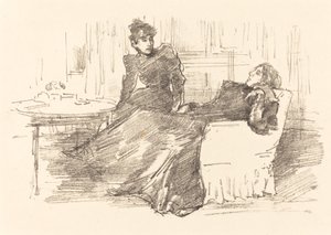 Systrarna, 18941895. av James Abbott McNeill Whistler