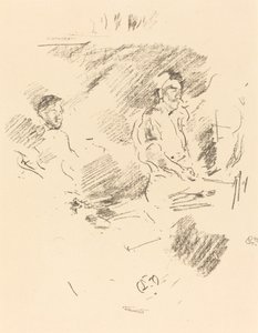 Den starka armen, 1895. av James Abbott McNeill Whistler