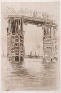 Höga bron. av James Abbott McNeill Whistler