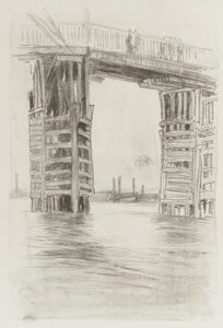 The Tall Bridge, 1878 (lithotint på papper) av James Abbott McNeill Whistler