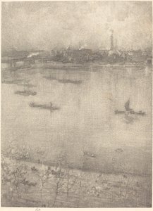 Themsen, 1896. av James Abbott McNeill Whistler