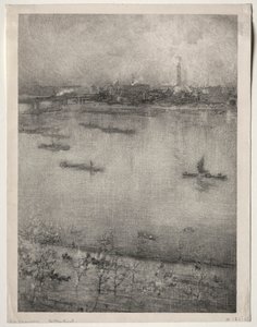 Themsen, 1896. av James Abbott McNeill Whistler