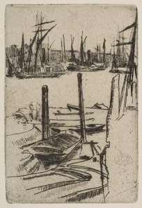 Den lilla poolen, [1879]. av James Abbott McNeill Whistler