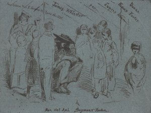 Titelsidan för den franska uppsättningen, 1858. av James Abbott McNeill Whistler