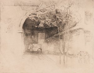 Färja, 1879-1880. av James Abbott McNeill Whistler