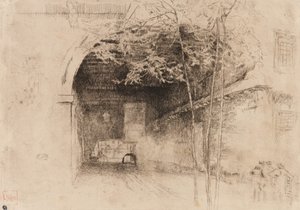 Färja, 1879-1880. av James Abbott McNeill Whistler