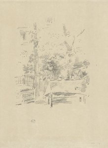 Head-to-head i trädgården av James Abbott McNeill Whistler
