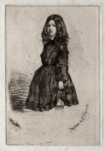 Tolv etsningar från naturen: Annie, 1858. av James Abbott McNeill Whistler