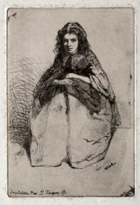 Tolv etsningar från naturen: Fumette, 1858. av James Abbott McNeill Whistler