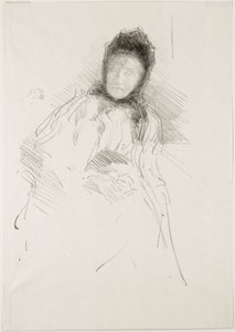 Oavslutad skiss av Lady Haden, 1895 av James Abbott McNeill Whistler