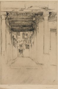 Venetianska hovet, 1879-1880. av James Abbott McNeill Whistler