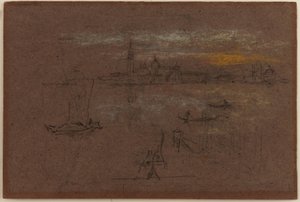 Venedig, 1880. av James Abbott McNeill Whistler