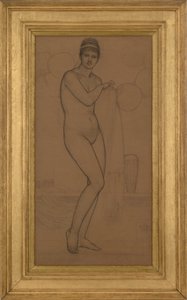 Venus står naken, 1869. av James Abbott McNeill Whistler
